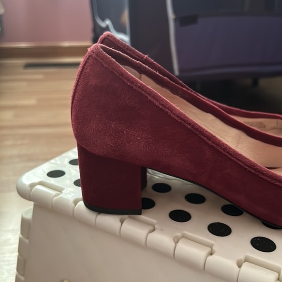 Michael Kors Kiera Mid Pump burgundy suede - Size 9 - Picture 4 of 5